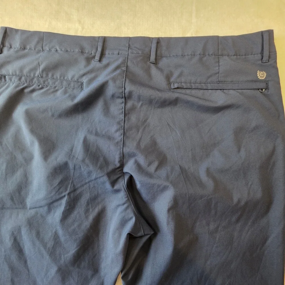 Chaps Men's Golf Pants 40x30 Blue Slim Straight Fit Stretch Chino Performance... - Picture 8 of 8